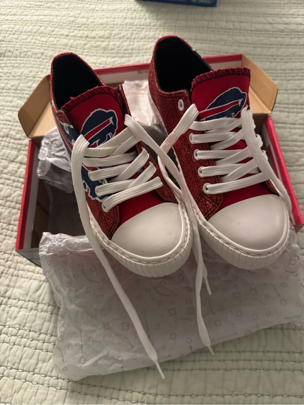 Buffalo Bills Red FOCO sneakers